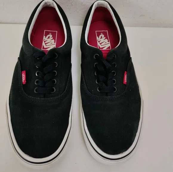 Vans Mens Era 721494 Black Casual Shoes Sneakers Size 7.5 - Picture 2 of 12